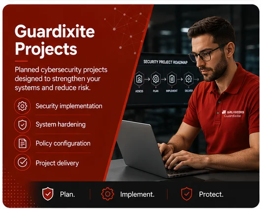 IT specialist providing remote helpdesk support to a business user